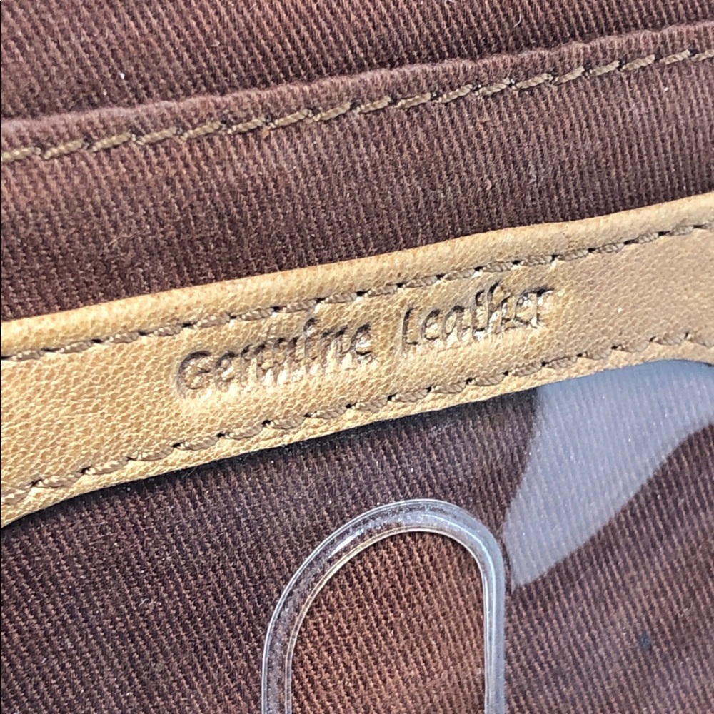 Fossil Wallet Brown Multicolor Patchwork Leather … - image 4